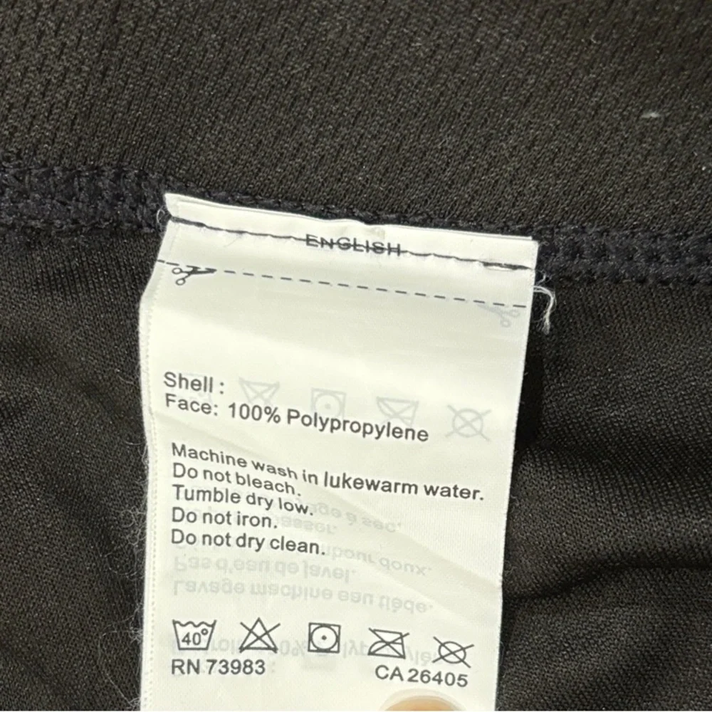 Helly Hansen Men's Black Base‎ Layer.  Like New.  M